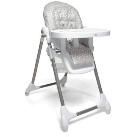 Mamas & Papas Snax Low / Highchair With Removable Tray - Grey Spot