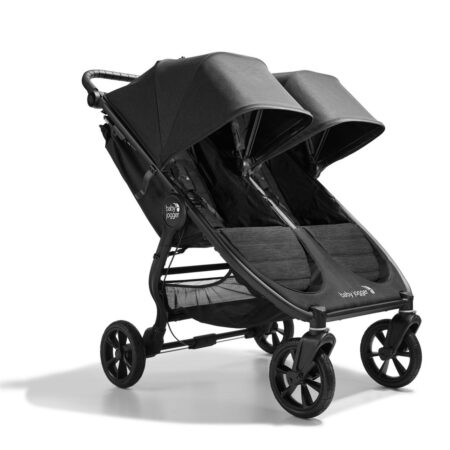 Baby Jogger City Mini GT2 Double Twin Black All Terrain Pushchair for 2