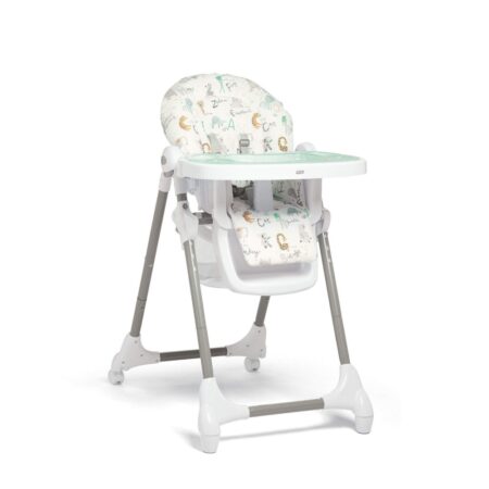 Mamas & Papas Snax Low / Highchair With Removable Tray - Animal Alphabet