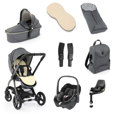 Egg 2 Luxury Bundle Special Edition Jurassic Grey - With Pebble 360 & Isofix