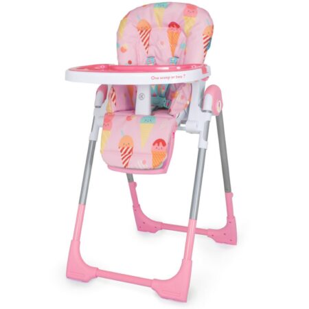 Cosatto Noodle 0+ Highchair Lowchair - Ice Ice Baby Pink