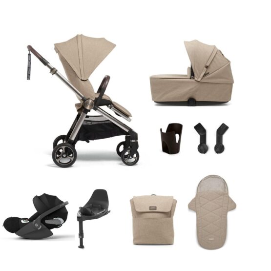 mamas-papas-pushchairs-strada-pushchair-6-piece-essentials-bundle-pebble-with Cloud T and Base