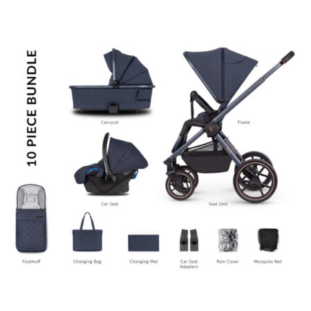 Venicci Tinum 2 Special Edition Stylish Navy 3 in 1 Travel System