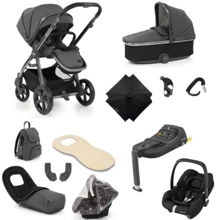 Oyster 3 Fossil 12 Piece Bundle with Maxi Cosi Cabriofix i-size