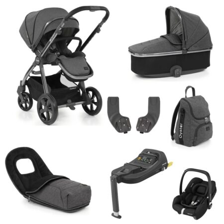 Oyster 3 Fossil 7 Piece Bundle with Maxi Cosi Cabriofix i-size