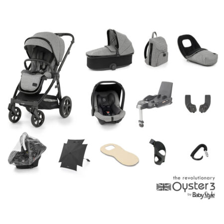 Oyster 3 Orion 12 Piece Bundle with Capsule Car Seat and Base