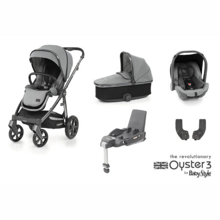 Oyster 3 Moon 5 Piece Bundle with Capsule Car Seat and Base