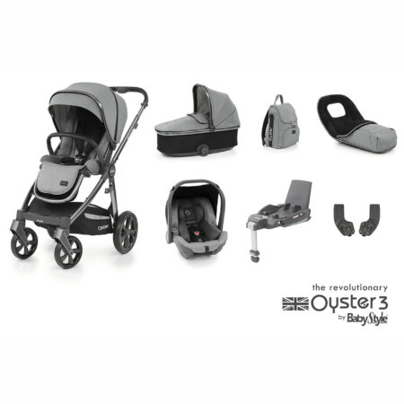 Oyster 3 Moon 7 Piece Bundle with Capsule Car Seat and Base