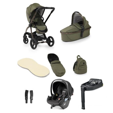 hunters green with peg perego and base
