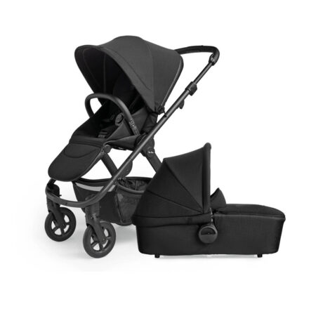 Silver Cross Tide Pushchair and Carrycot Space Black