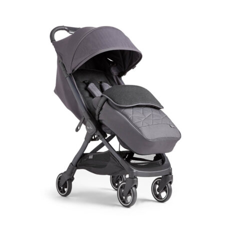 Silver Cross Clic Compact Stroller 2023 Magnet Grey with Footmuff