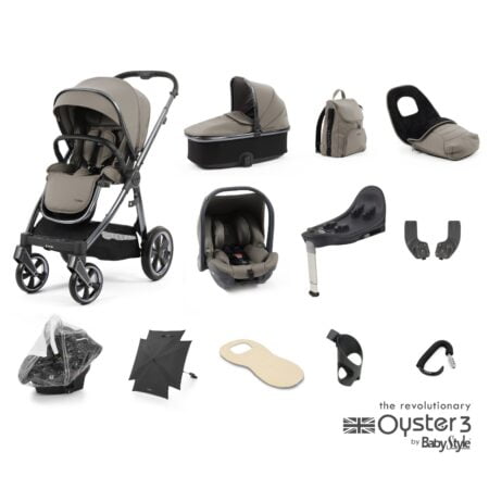 Oyster 3 Stone 12 Piece Bundle with Capsule Car Seat and Base