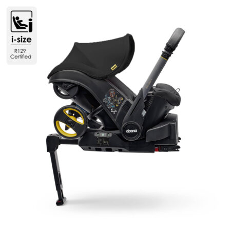 Doona i Infant Car Seat Stroller + ISOFIX Base - Nitro Black