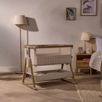 CozeeSenseBedsideCrib-ToastedOakSand1