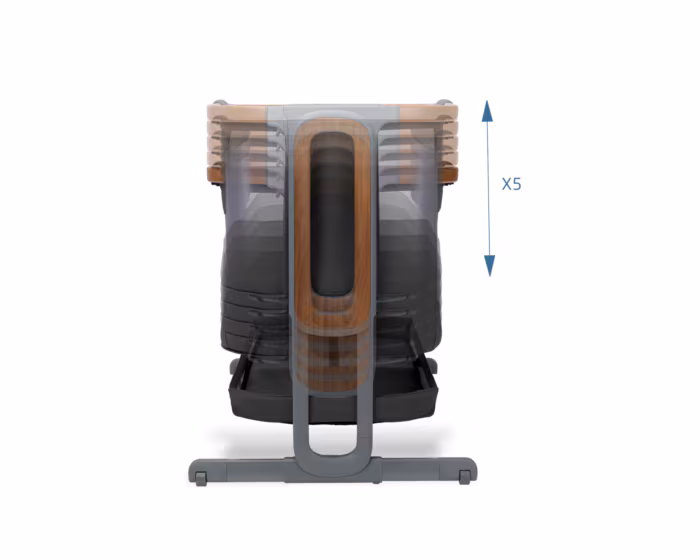 2027158110_F6_2026_maxicosi_homeequipment_cotbed_iorapro_elegance_graphite_5heightadjustments_comp_b
