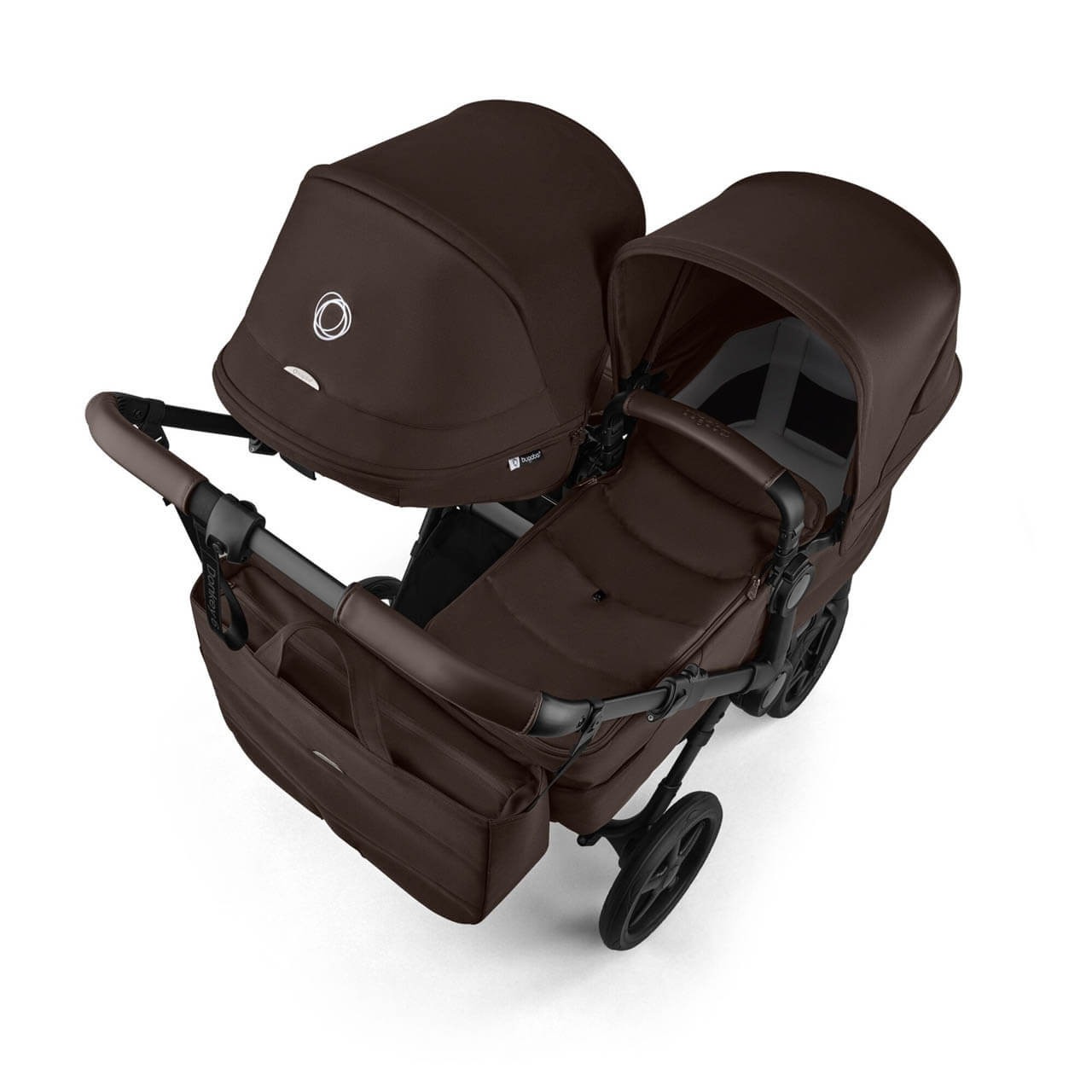 Bugaboo Donkey 6 Double Pushchair – Cocoa Brown bugaboo donkey double cocoa brown (2)