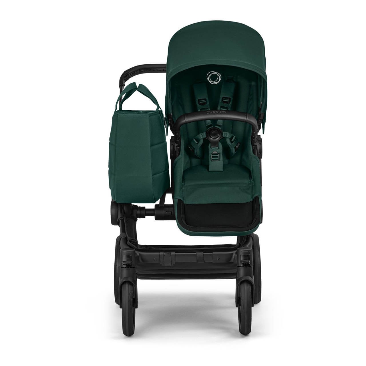 Bugaboo Donkey 6 Double Pushchair – Fern Green bugaboo donkey double fern green (9)