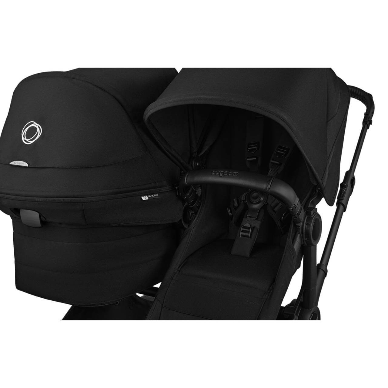Bugaboo Donkey 6 Double Pushchair – Heritage Black bugaboo donkey double heritage black (12)