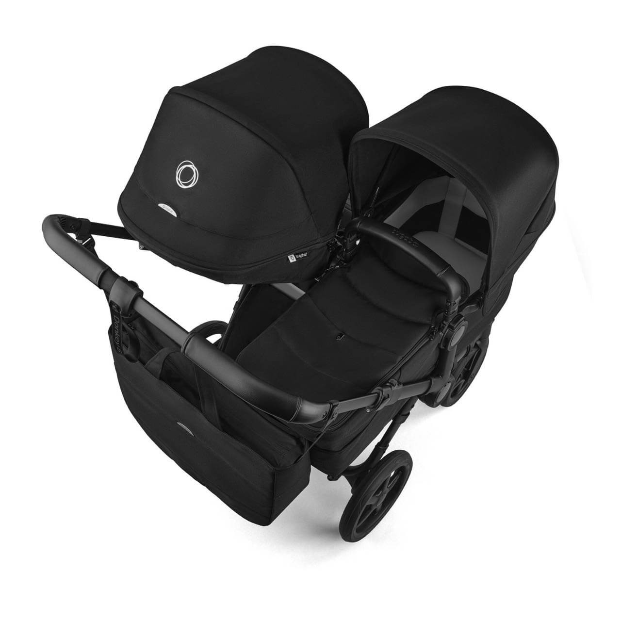 Bugaboo Donkey 6 Double Pushchair – Heritage Black bugaboo donkey double heritage black (2)