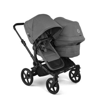 Bugaboo Donkey 6 Double Pushchair – Moon Grey bugaboo donkey double moon grey