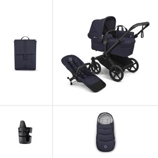 Bugaboo Donkey 6 Single Essential Bundle – Deep Indigo bugaboo donkey essential single deep indigo