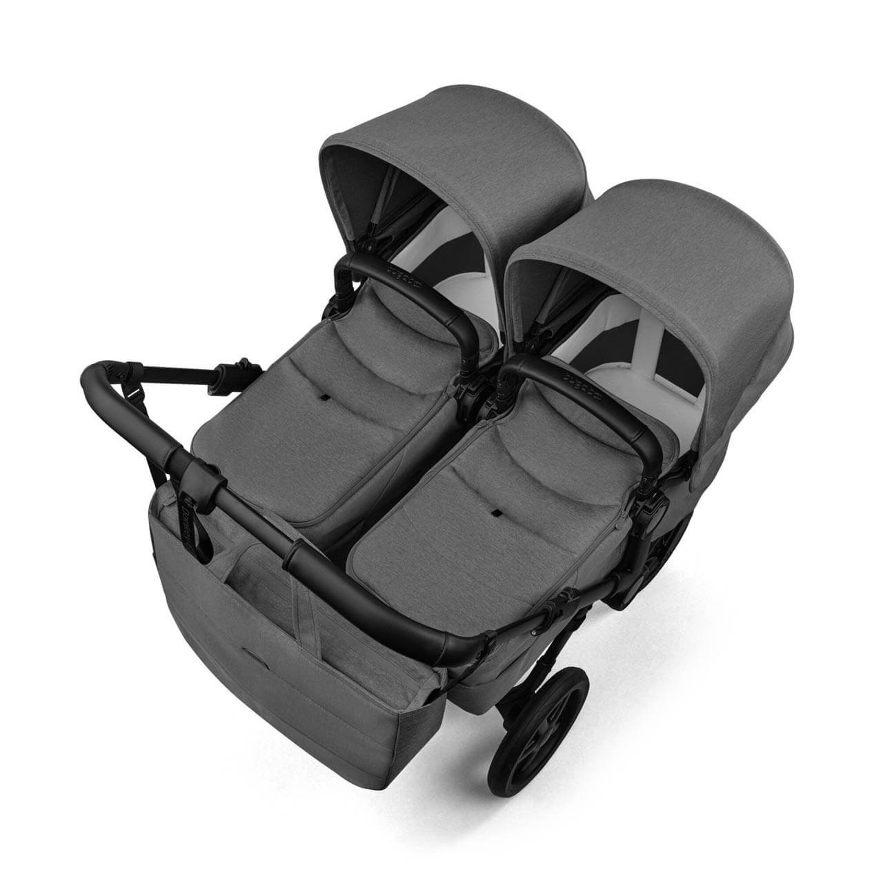 Bugaboo Donkey 6 Twin Essential Bundle – Moon Grey bugaboo donkey essential twin moon grey (3)