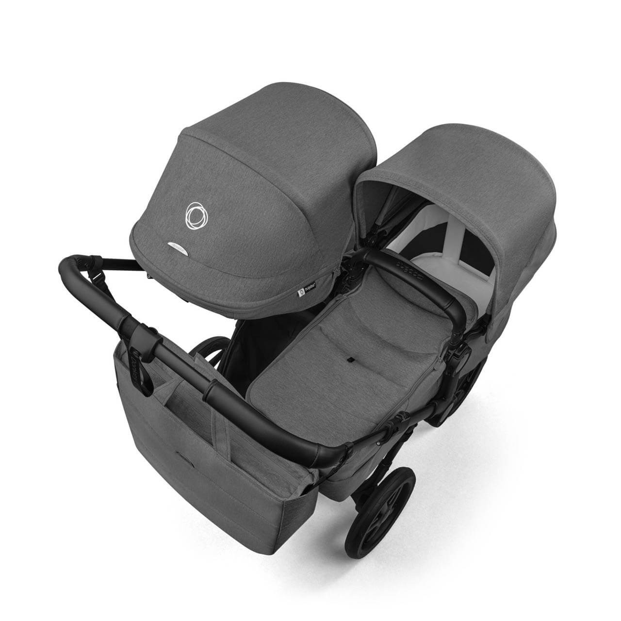 Bugaboo Donkey 6 Twin Essential Bundle – Moon Grey bugaboo donkey essential twin moon grey (4)
