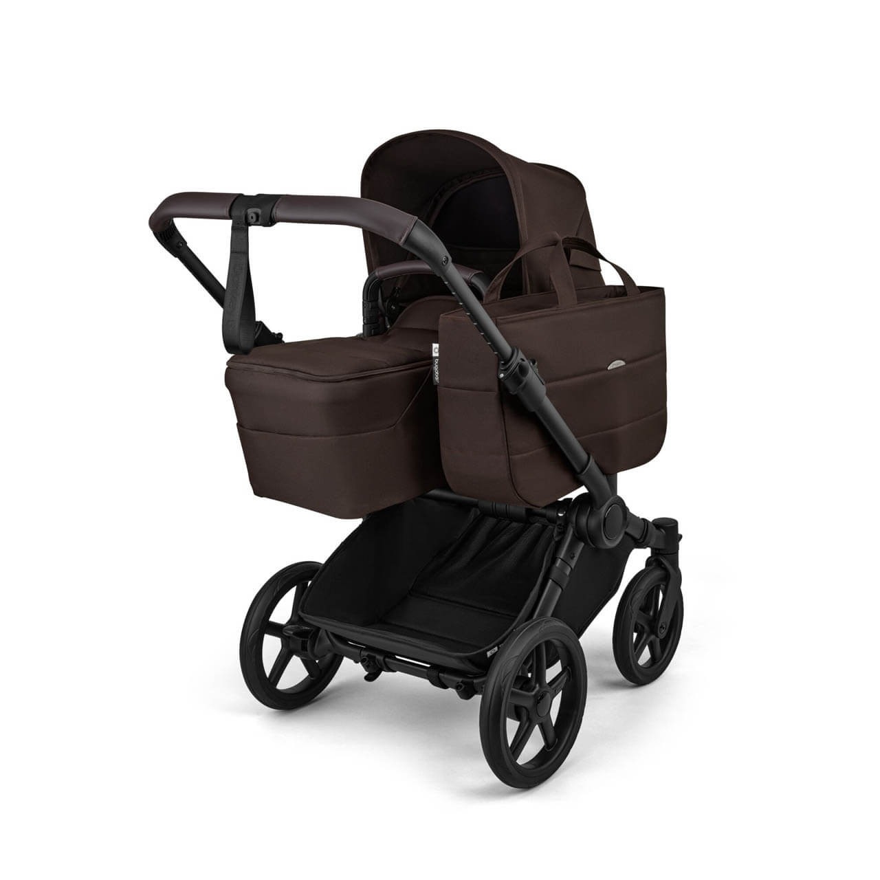 Bugaboo Donkey 6 Twin Pushchair – Cocoa Brown bugaboo donkey twin cocoa brown (15)