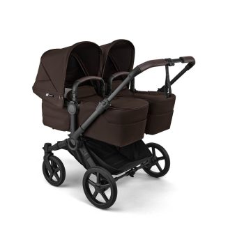 Bugaboo Donkey 6 Twin Pushchair – Cocoa Brown bugaboo donkey twin cocoa brown