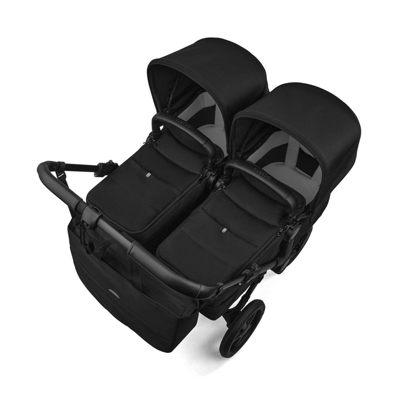 Bugaboo Donkey 6 Twin Pushchair – Heritage Black bugaboo donkey twin heritage black (2)