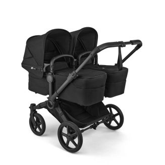 Bugaboo Donkey 6 Twin Pushchair – Heritage Black bugaboo donkey twin heritage black