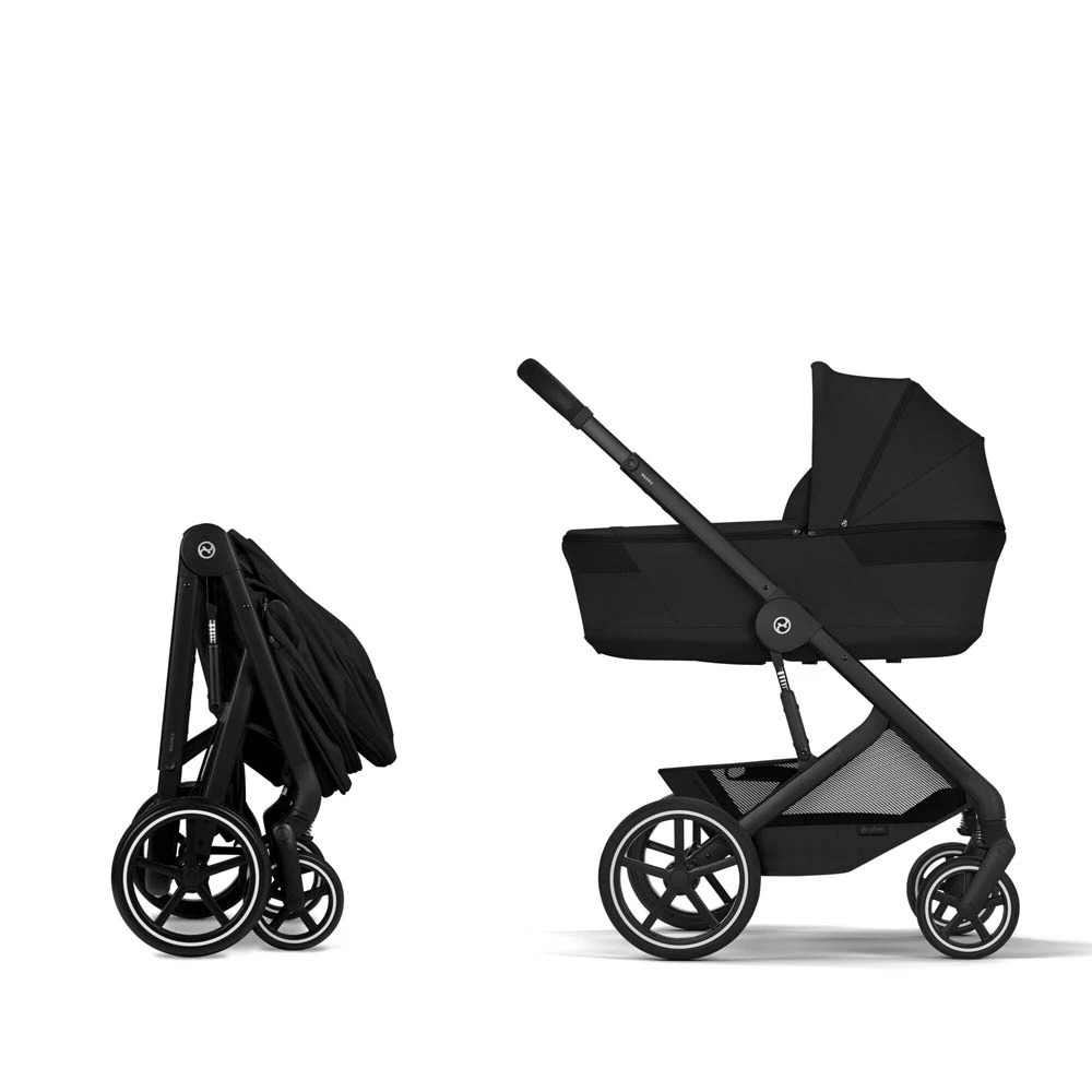Cybex Balios +Fold Cot Accessory Bundle – Moon Black cybex balios fold accessory moon black (1)