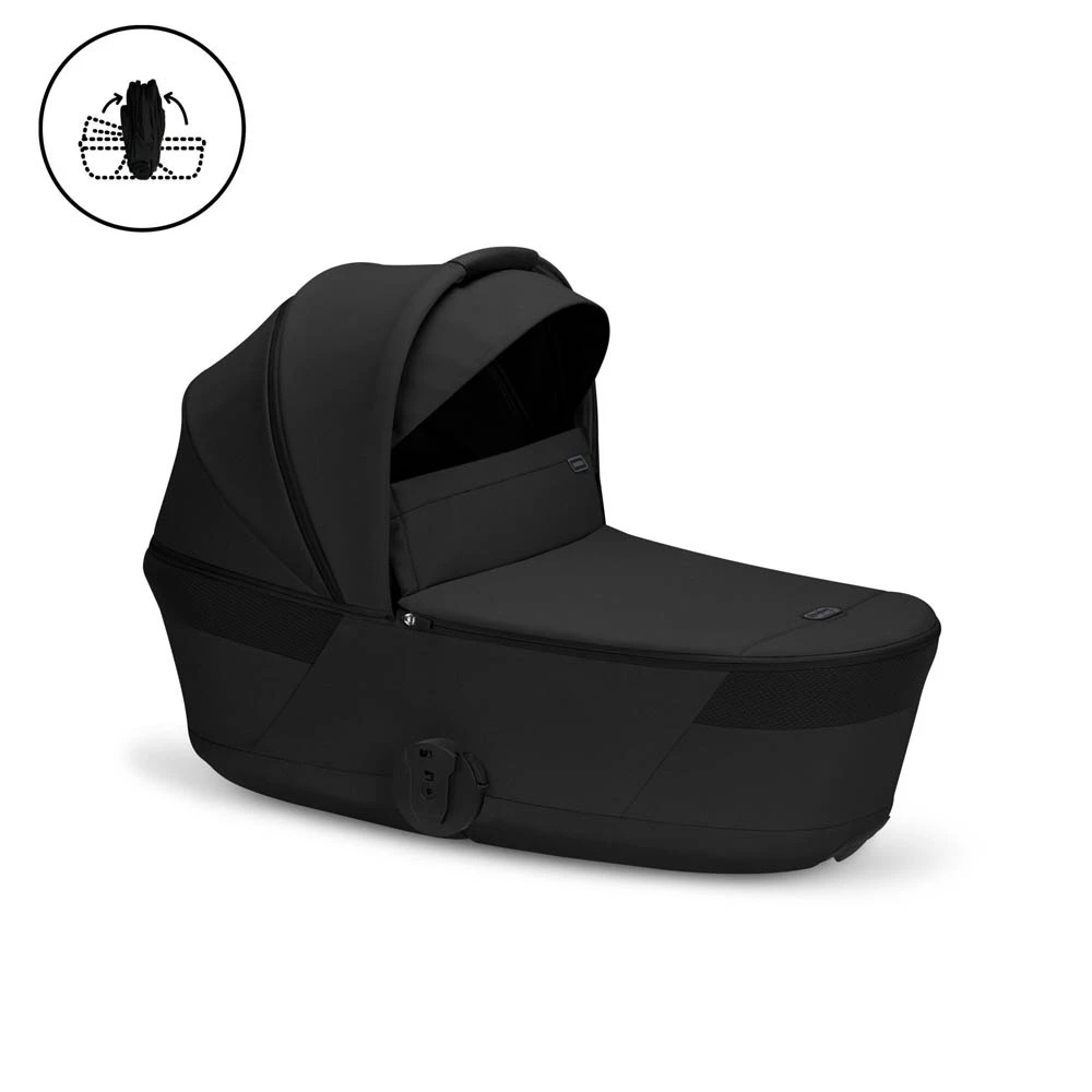 Cybex Balios +Fold Cot Accessory Bundle – Moon Black cybex balios fold accessory moon black (2)