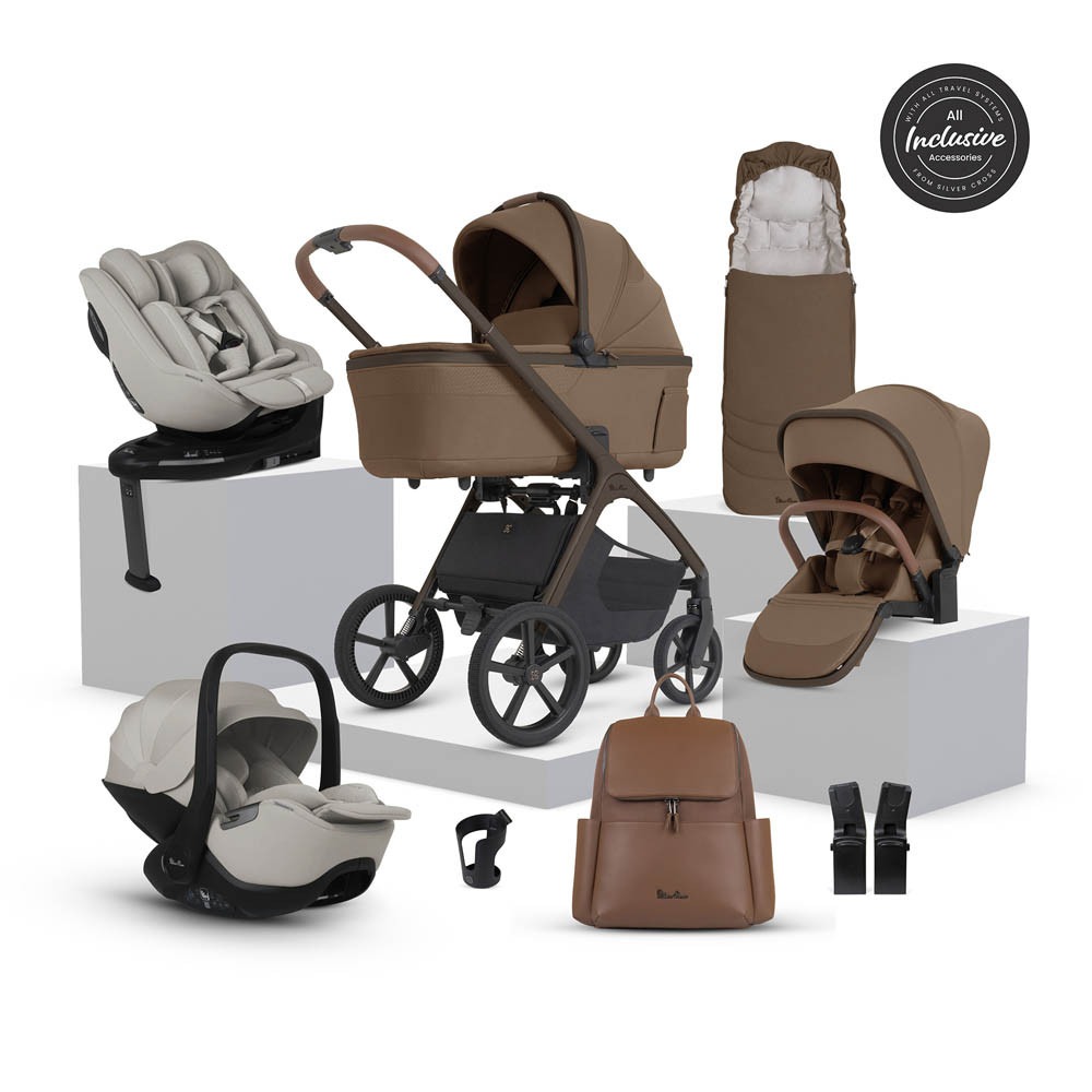 Silver Cross Cove 2 Ultimate 360 Family Bundle – Maple silver cross cove 2 maple ultimate family