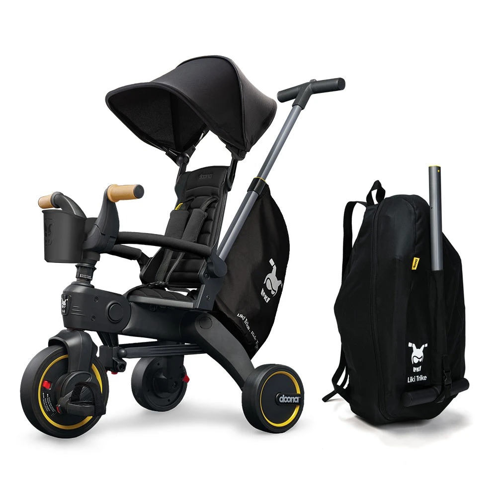 Doona Liki Trike S5 – Nitro Black - Grade A Open Box Return doona liki s5 nitro black